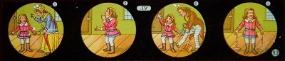Struwwelpeter magic lantern slide